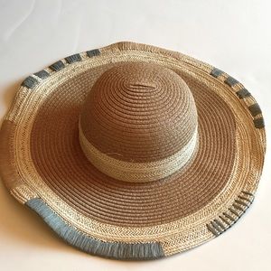World Market Wide Brim Straw Hat